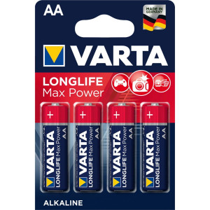 100x4 Varta Longlife Max Power Mignon AA LR 6 489587-20