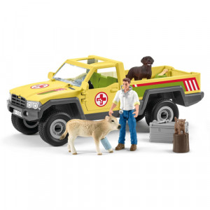 Schleich Vie à la ferme 42503 Visite du vétérinaire à la ferme 488301-20