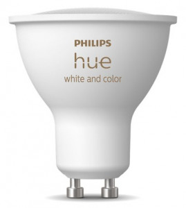 Philips Hue Lampe LED GU10 400lm blanc Color Amb. 125080-20