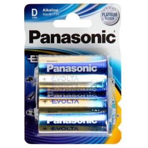 1x2 Panasonic Evolta Mono D LR 20 LR20EGE/2BP 511357-20