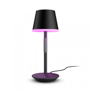 Philips Hue Go Lampe de table, noir, white color ambiance 855199-20