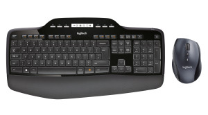 Logitech Wireless Desktop MK710 Keyboard and mouse set wireless 2.4 GHz US International XO87-20