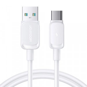 Joyroom USB Type-C Cable Multi-Color Series A14, 480mb/s, 3A, 1.2m, White (S-AC027A141W) DO112354-20