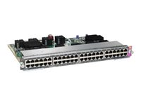 Cisco Line Card E-Series Premium Switch 48 x 10/100/1000 (PoE) plug-in module PoE for Catalyst 4503-E, 4506-E, 4507R-E, 4510R-E XIWSXRJVE25-20