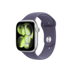 Apple Watch Series 11 (2025) GPS 46mm Silver Alu Case, Purple Fog Sport Band M/L EU MEVA4 DP35500227-20