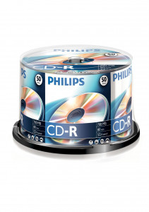 1x50 Philips CD-R 80Min 700MB 52x SP 513466-20