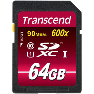 Transcend SDXC 64GB Class 10 UHS-I 600x Ultimate 661367-20