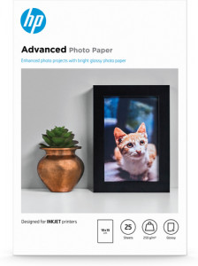 HP Papier photo brillant 10x15 cm, 25 f., 250 g Q8691A 137270-20