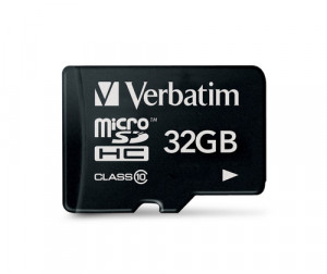 Verbatim microSDHC 32GB Class 10 UHS-I 44013 753872-20