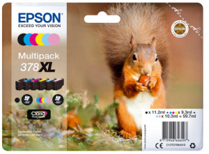 Epson Multipack Claria Photo HD T 378 XL (6 couleurs) T 3798 322982-20