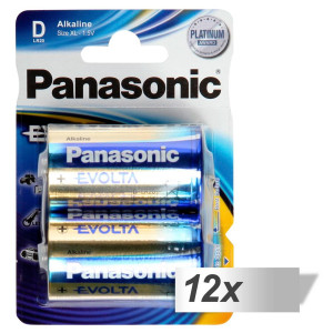 12x2 Panasonic Evolta Mono D LR 20 LR20EGE/2BP 464683-20