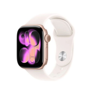 Apple Watch Series 11 (2025) GPS 42mm Rose Gold Alu Case, Light Blush Sport Band S/M EU MEU04 DP32900132-20