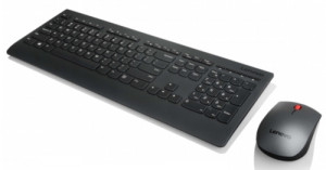 Lenovo Professional Combo Keyboard and mouse set wireless 2.4 GHz Portuguese for IdeaPad S340-14, ThinkCentre M80s Gen 3, M90a Gen 3, M90a Pro Gen 3, M90t Gen 3, V15 IML XE2362078R4895-20