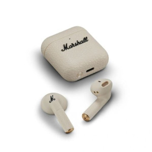 Marshall Minor IV TWS Bluetooth Wireless In-Ear Headphones BT 5.3, Active Noise Cancelling, Qi Wireless Charging, IPX4, Cream EU DA6400668-20