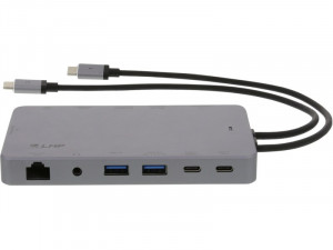 LMP USB-C Display Dock 2 4K Dock USB-C 12 ports Gris Sidéral ADPLMP0029-20