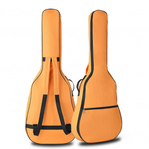 Étui de transport souple pour guitare acoustique double sangle sac de transport orange C0FXD119919-20
