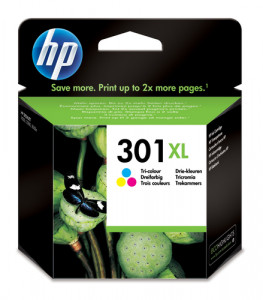 HP CH 564 EE 3 couleurs N° 301 XL 615433-20