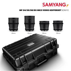 Samyang MF 24/35/50/85 MK2 VDSLR Coffret Sony E 585706-20