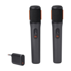 JBL PartyBox Wireless Microphone Set (2 Microphones, 1 Receiver) Black EU ONLY BOX DAMAGE DB6900826-20