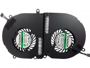 Lot de 2 ventilateurs pour MacBook Pro 15" (A1286) 2009-2012 PMCMWY0030-20