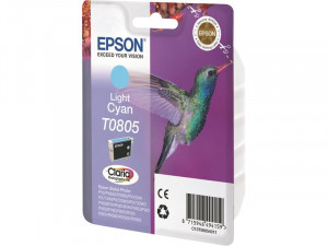 Epson Encre Colibri T0805 Cyan Clair pour imprimante Stylus Photo ENCEPS0419-20