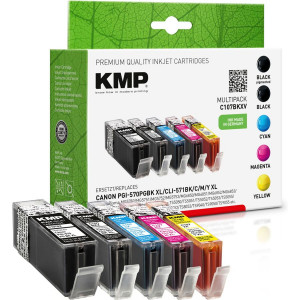 KMP C107BKXV Multipack, compat. avec Canon PGI-570/CLI-571 XL 238989-20