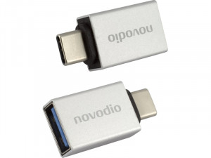 Novodio Kit de 2 x Adaptateur USB-A vers USB-C 10 Gbit/s ACSNVO0045D-20