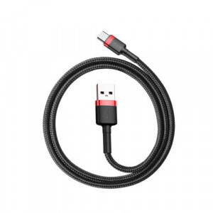 Baseus Type-C Cafule Cable 3A 0.5m Red + Black (CATKLF-A91) DA170599-20