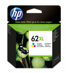 HP C2P07AE 3 couleurs N° 62 XL 876561-20