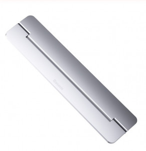 Support pour ordinateur portable réglable en alliage d'aluminium support de colonne montante pour ordinateur portable pliable argent C69296PQZ6414-20