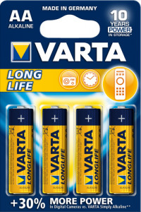 1x4 Varta Longlife Mignon AA LR 6 486864-20