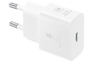 Samsung USB-C chargeur 25W sans câble, blanc 131093-20