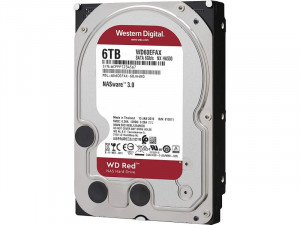 6 To SATA III 3.5" Western Digital Red WD60EFAX Disque dur pour NAS DDIWES0124-20