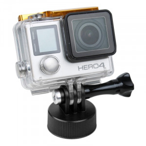 TMC HR383 Surfing Plastic Bottle Support de support pour trépied supérieur pour GOPRO HERO4 Session / 4/3 + / 3/2/1, diamètre intérieur: 28.5mm (noir) ST325B0-20