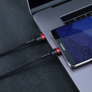 Baseus Type-C Type-C cable Cafule PD2.0 60W Flash charging (20V 3A) 1m Red/Black (CATKLF-G91) DA207856-20