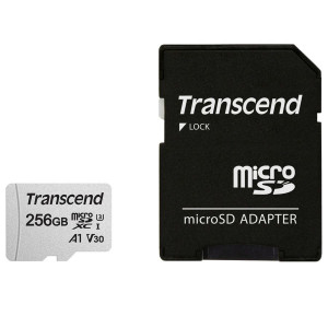 Transcend microSDXC 300S-A 256GB Class 10 UHS-I U3 V30 A1 495245-20