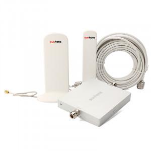 Sunhans Booster / répéteur de signal mobile Dual Band 900Mhz 2100Mhz voix + données 300m² SUN3G2100900M01-20