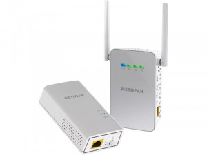 Pack 2 CPL Netgear PLW1000-100PES 1 CPL Wi-Fi + 1 CPL filaire 1000 Mbit/s ENTNEG0017-20
