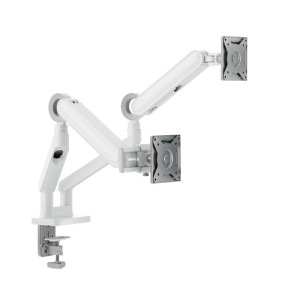 Alogic Double bras flexible blanc pour moniteur mont. 17-35 873070-20