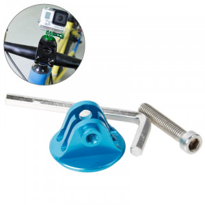 TMC Bike Head Mount avec Screw & Hex Screwdriver pour GoPro Hero 4 / 3+ / 3/2/1 (Bleu) ST620L8-20