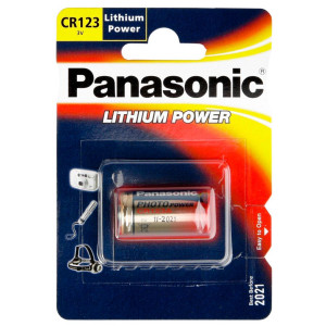 1 Panasonic Photo CR 123 A Lithium 778972-20
