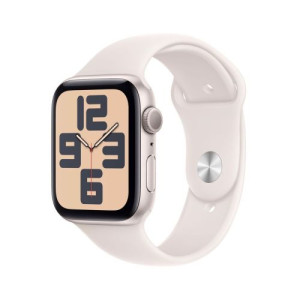 Apple Watch SE (2024) GPS 44mm Starlight Alu Case,Starlight Sport Strap M/L EU MXEU3 DP19500760-20