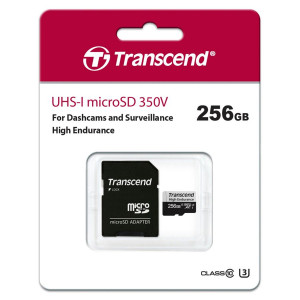 Transcend microSDXC 350V 256GB Class 10 UHS-I U1 635378-20