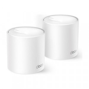 TP-LINK Router Deco X1500 (2pcs) AC1900 Wireless 802.11ax/1500Mbps LAN/WAN White EU DP5930221-20