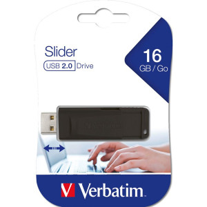 10x1 Verbatim Store n Go Slider 16GB USB 2.0 305384-20