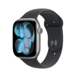 Apple Watch Series 11 (2025) GPS 46mm Space Gray Alu Case, Black Sport Band M/L EU MEV44 DP35500944-20