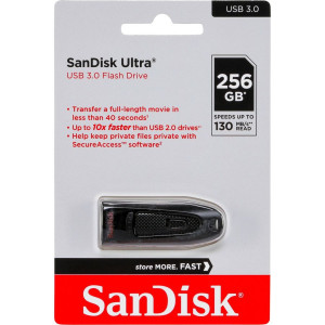 SanDisk Ultra USB 3.0 256GB up to 100MB/s SDCZ48-256G-U46 722010-20