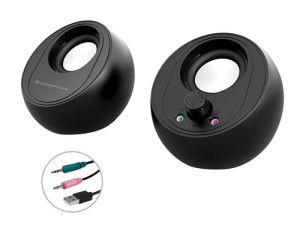 Conceptronic BJORN01B Système d'enceintes 2.0 pour PC 883493-20