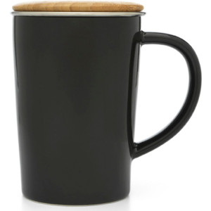 Bredemeijer Gobelet à thé bambou + filtre inox, noir 142009 656042-20