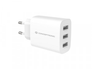 Conceptronic ALTHEA13W Chargeur USB 30W 3-port 883409-20